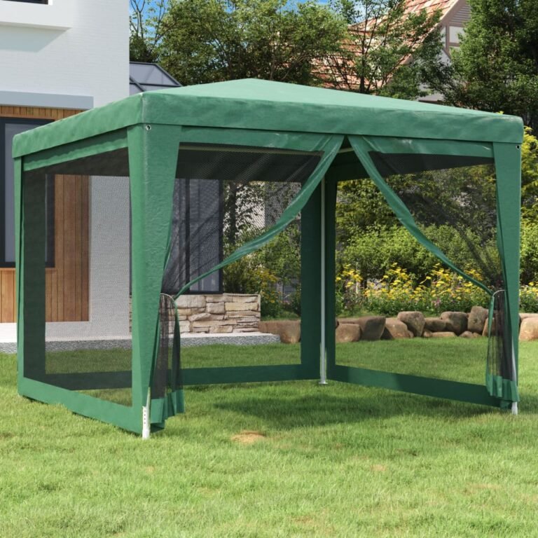 Pavėsinė-palapinė HDPE – 3×3 m, žalia spalva