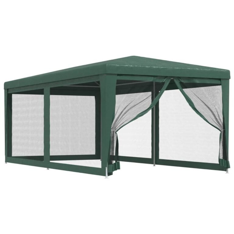 Pavėsinė-palapinė HDPE – 3×6 m, žalia spalva Pavėsinė-palapinė HDPE – 3×6 m, žalia spalva
