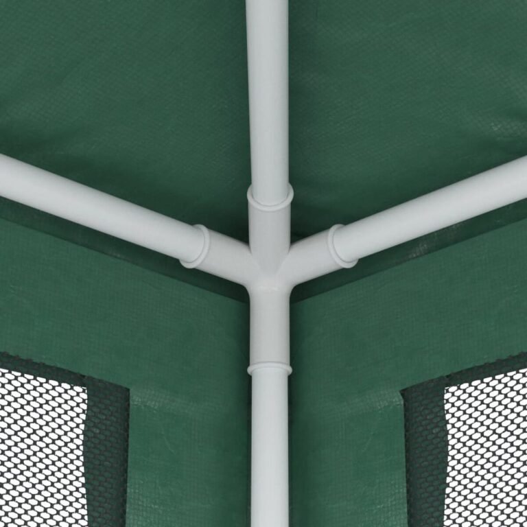Pavėsinė-palapinė HDPE – 3×6 m, žalia spalva – produkto nuotrauka 6