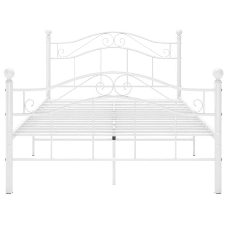 Lovos rėmas – 120×200 cm, balta spalva – produkto nuotrauka 3