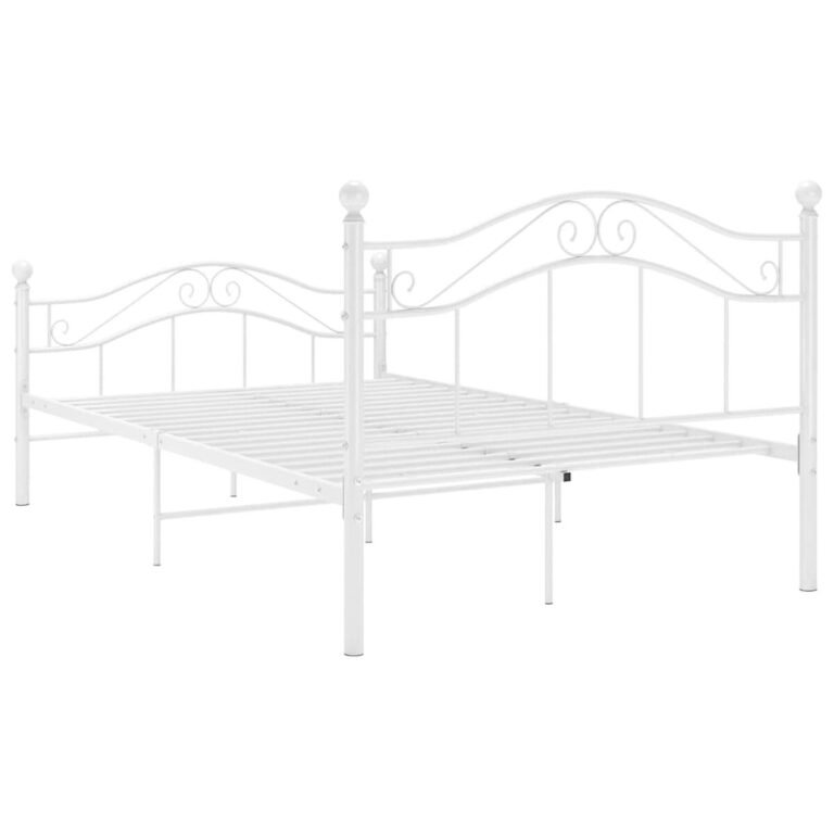 Lovos rėmas – 120×200 cm, balta spalva – produkto nuotrauka 5