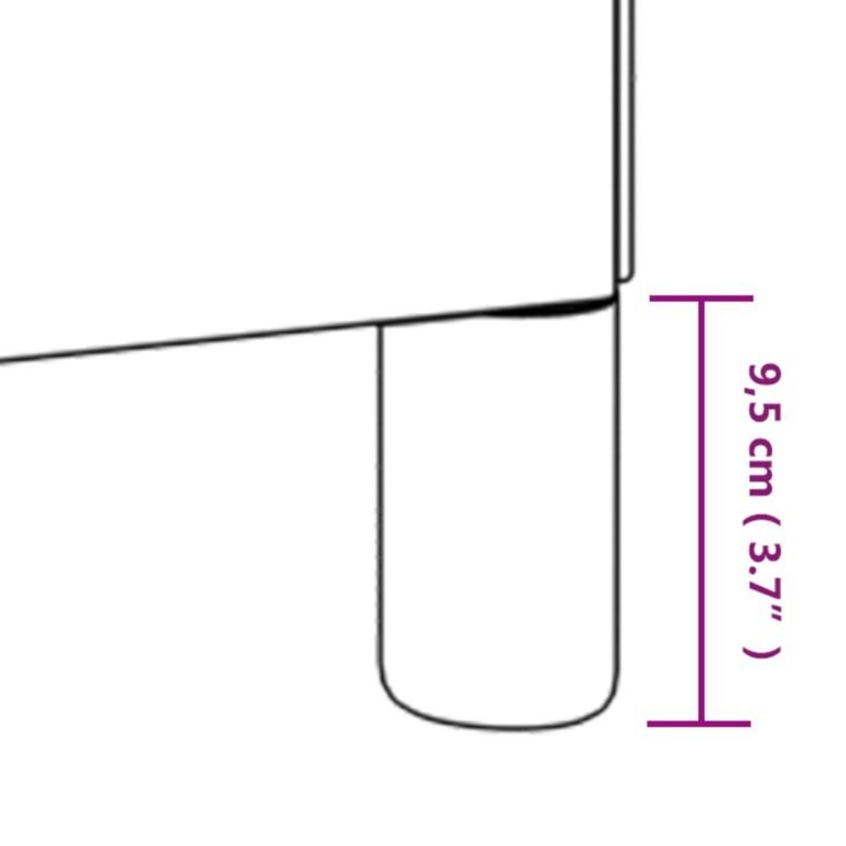 Lovos rėmas – 90×200 cm, tamsiai pilka spalva – produkto nuotrauka 9