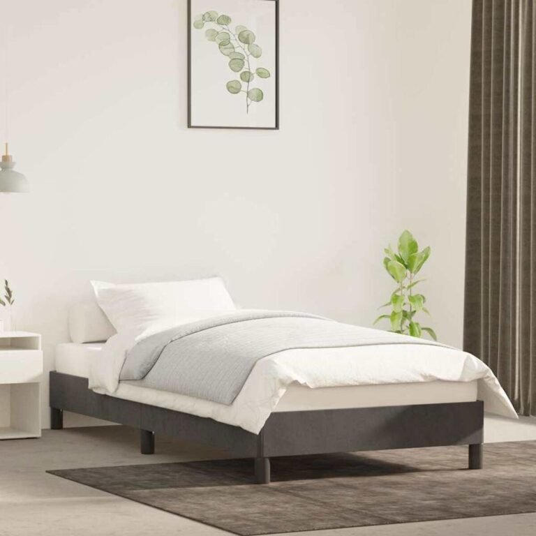 Lovos rėmas – 90×200 cm, tamsiai pilka spalva – produkto nuotrauka 2
