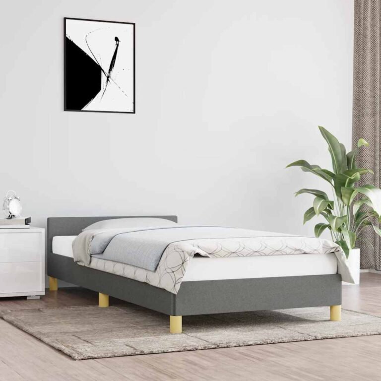 Lovos rėmas – 80×200 cm, tamsiai pilka spalva