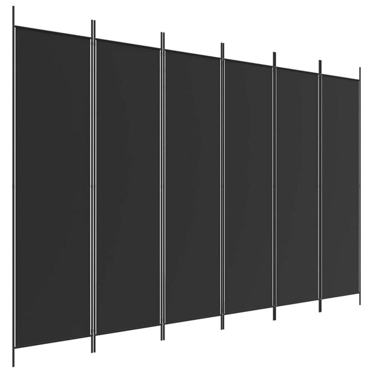 Kambario pertvara – 300×200 cm, juoda spalva