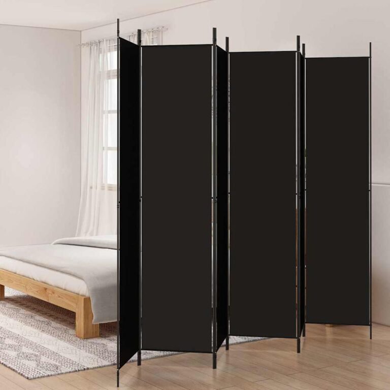 Kambario pertvara – 300×220 cm, juoda spalva – produkto nuotrauka 2