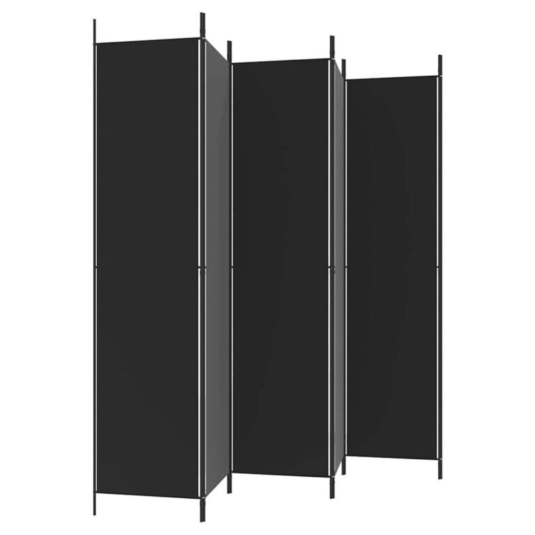 Kambario pertvara – 300×220 cm, juoda spalva – produkto nuotrauka 5
