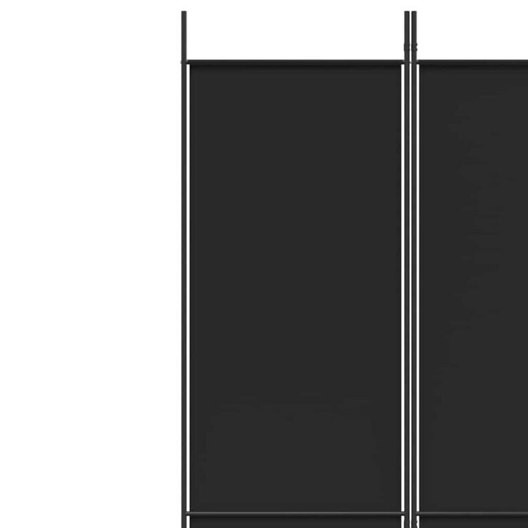 Kambario pertvara – 300×220 cm, juoda spalva – produkto nuotrauka 6