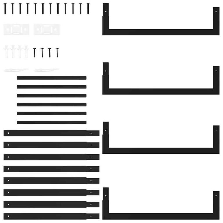 Malkų stovas – 50×28×94 cm, juoda spalva – produkto nuotrauka 8