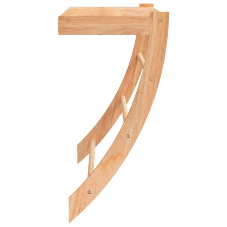 vidaXL Rankšluosčių kabykla, 60x25,5x49cm, riešutmedžio masyvas – produkto nuotrauka 4