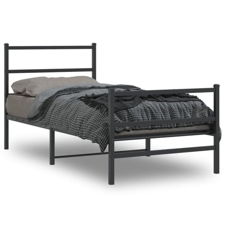 Lovos rėmas – 90×200cm, juoda spalva – produkto nuotrauka 2