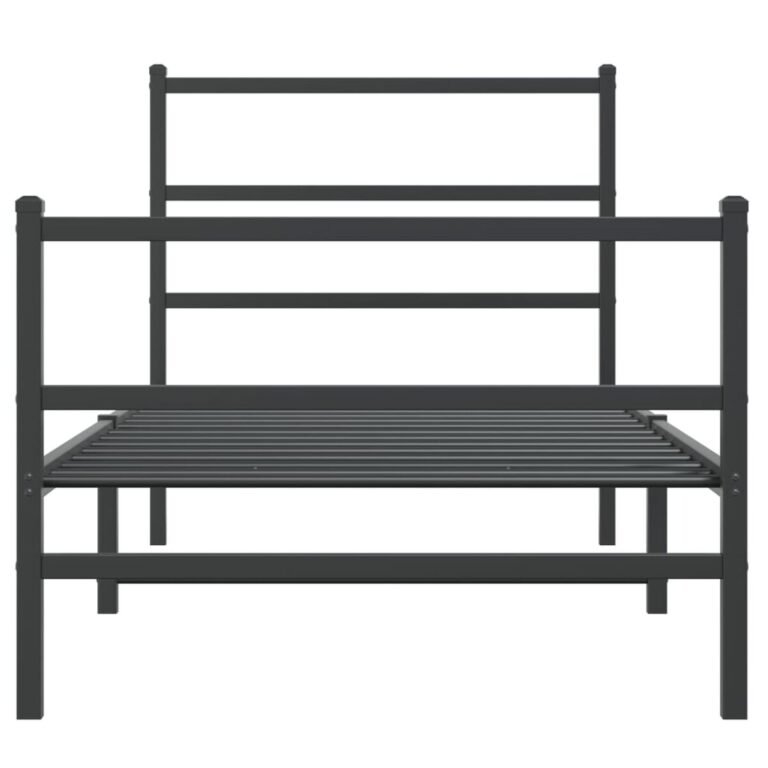 Lovos rėmas – 90×200cm, juoda spalva – produkto nuotrauka 5