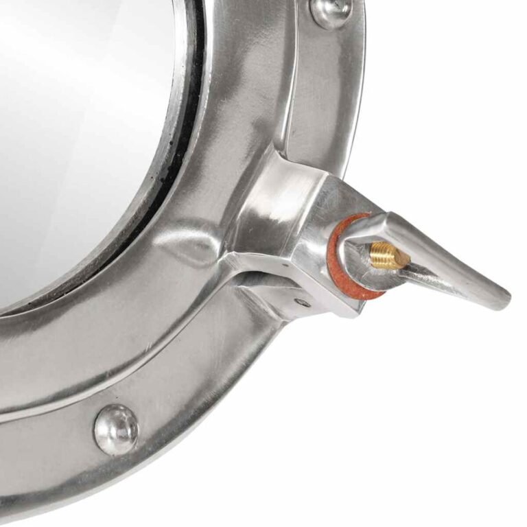 vidaXL Sieninis veidrodis su iliuminatoriumi, Ø 23 cm, aliuminis ir stiklas – nuotrauka 6 vidaXL Sieninis veidrodis su iliuminatoriumi, Ø 23 cm, aliuminis ir stiklas – produkto nuotrauka 6