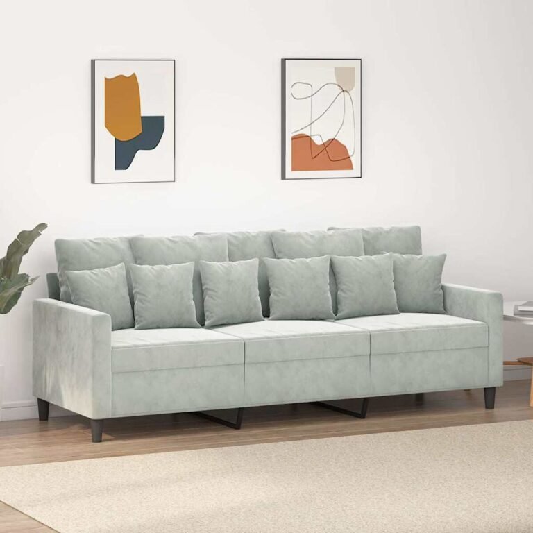 Sofa – šviesiai pilka spalva – nuotrauka 2 Sofa – šviesiai pilka spalva – produkto nuotrauka 2
