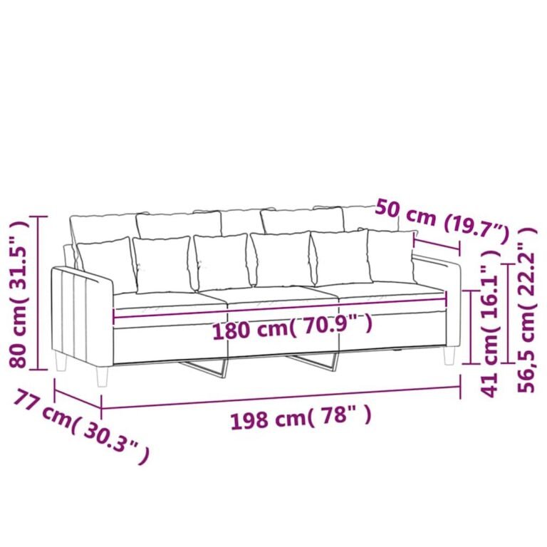 Sofa – šviesiai pilka spalva – nuotrauka 8 Sofa – šviesiai pilka spalva – produkto nuotrauka 8