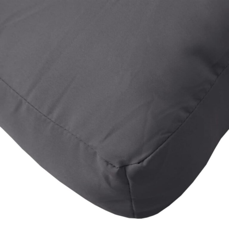 Pagalvėlė – 58×58×10 cm, antracito spalva – produkto nuotrauka 8