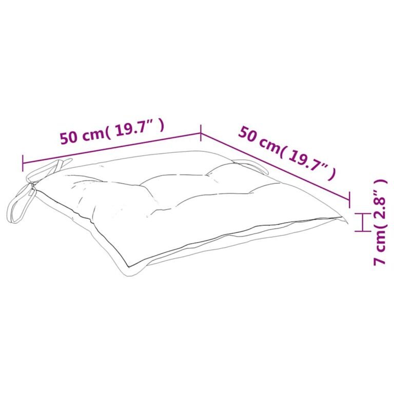 Kėdė – 50×50×7 cm, rožinė spalva – produkto nuotrauka 8
