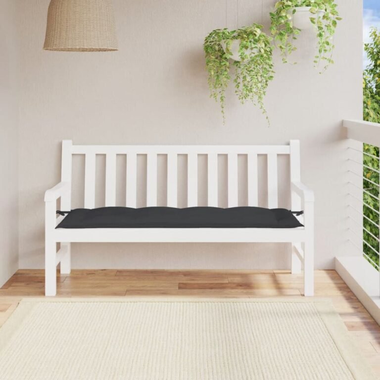 Suoliukas – 150×50×7 cm, juoda spalva – produkto nuotrauka 2