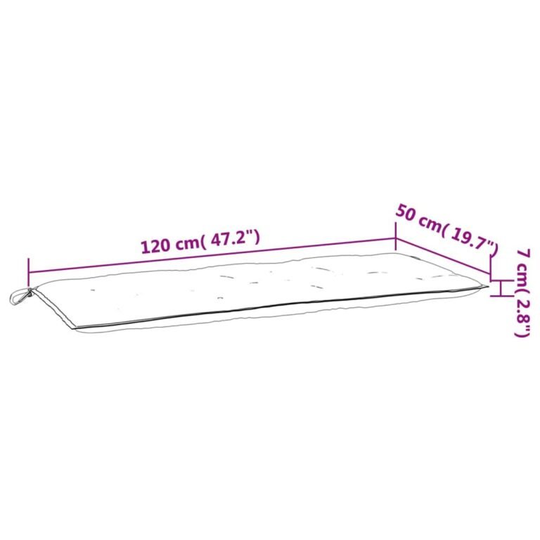 Suoliukas – 120×50×7cm, antracito spalva – produkto nuotrauka 8