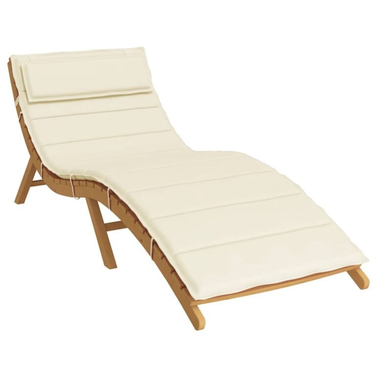 Gultas – 180×60×4 cm, kreminė spalva – produkto nuotrauka 3