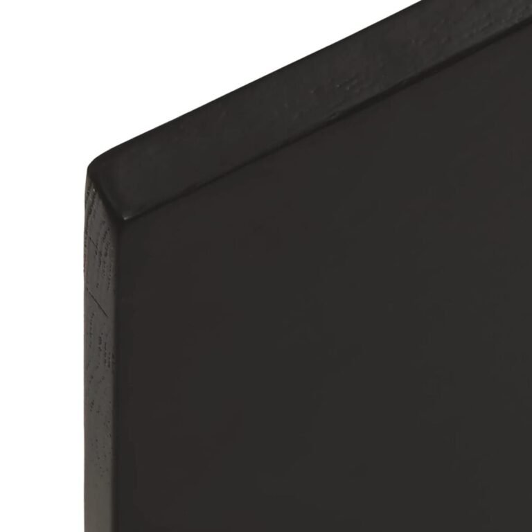 vidaXL Stalviršis, tamsiai ruda, 100x50x2 cm, ąžuolo masyvas – produkto nuotrauka 6