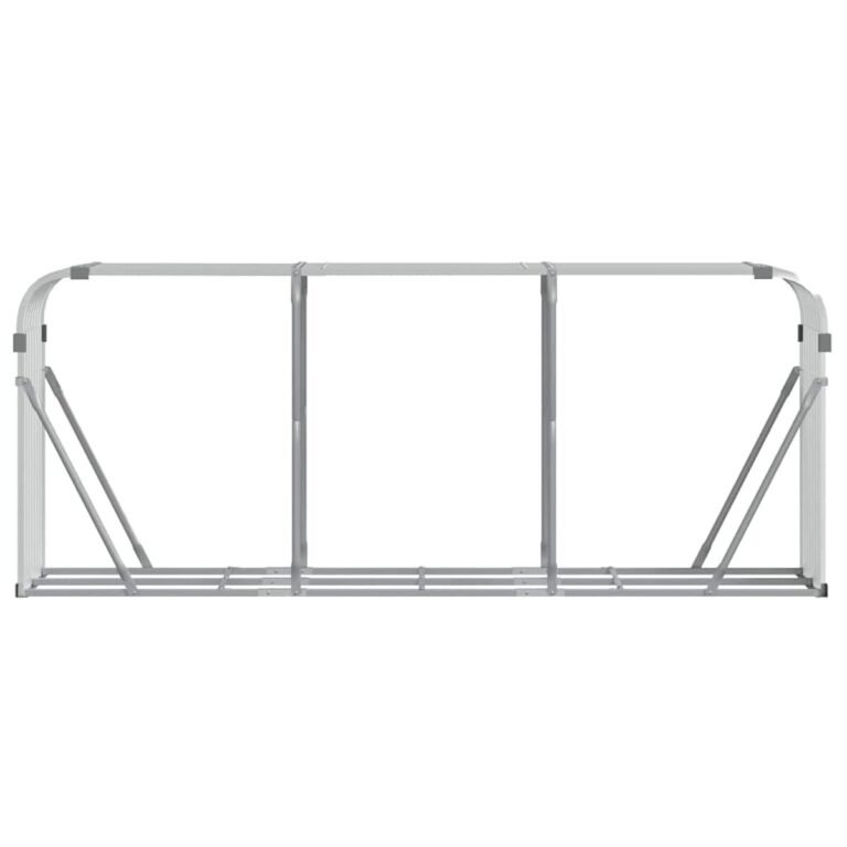 Malkų laikiklis – 234×45×100 cm, sidabro spalva – produkto nuotrauka 4