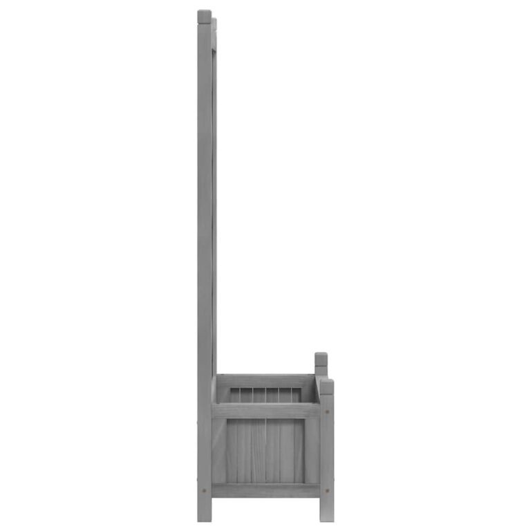 Augalų dėžė – 55×29,5×110 cm, pilka spalva – nuotrauka 5 Augalų dėžė – 55×29,5×110 cm, pilka spalva – produkto nuotrauka 5