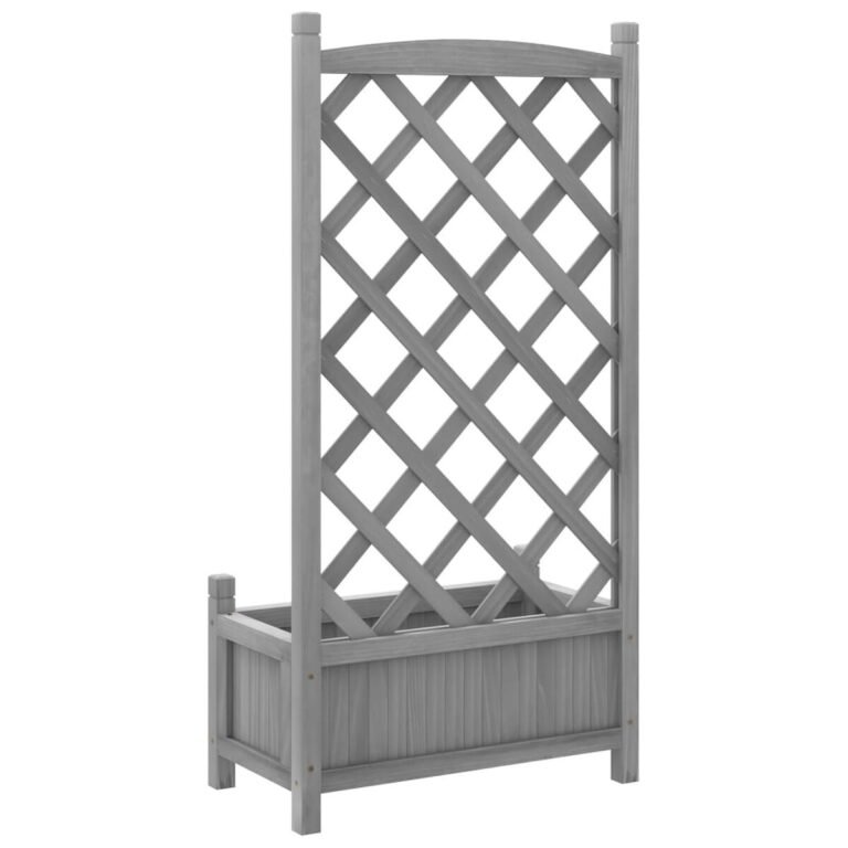 Augalų dėžė – 55×29,5×110 cm, pilka spalva – nuotrauka 6 Augalų dėžė – 55×29,5×110 cm, pilka spalva – produkto nuotrauka 6