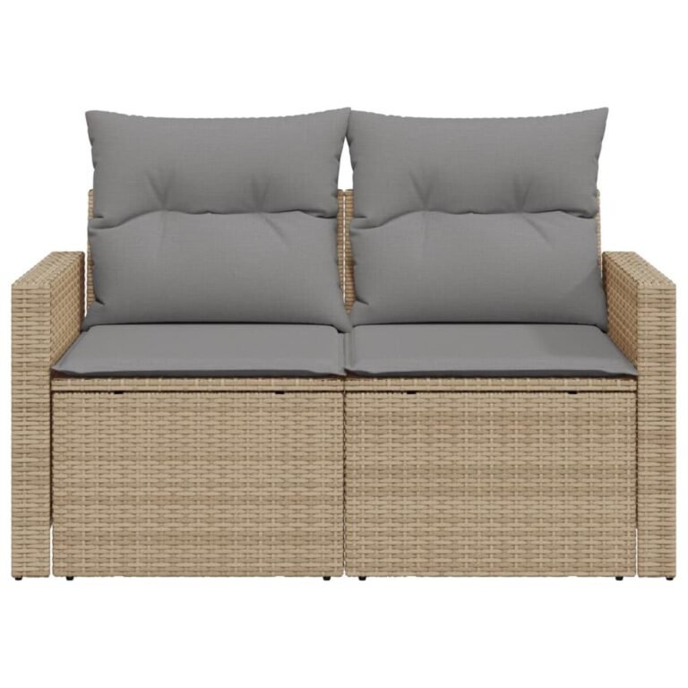 Lauko sofa – smėlio spalva – produkto nuotrauka 5