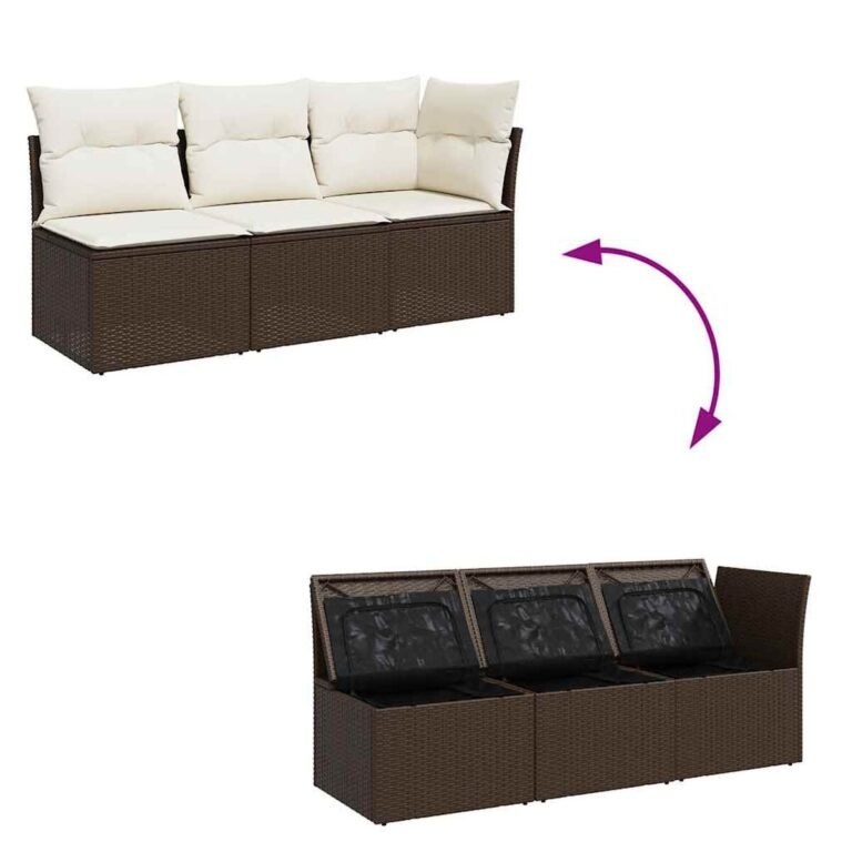 Lauko sofa – ruda spalva – nuotrauka 7 Lauko sofa – ruda spalva – produkto nuotrauka 7