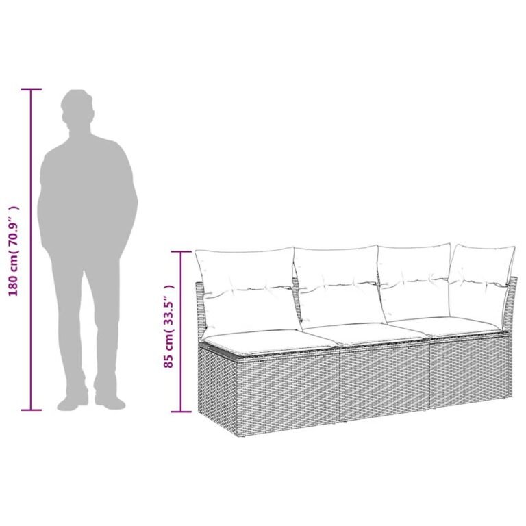 Lauko sofa – ruda spalva – nuotrauka 10 Lauko sofa – ruda spalva – produkto nuotrauka 10
