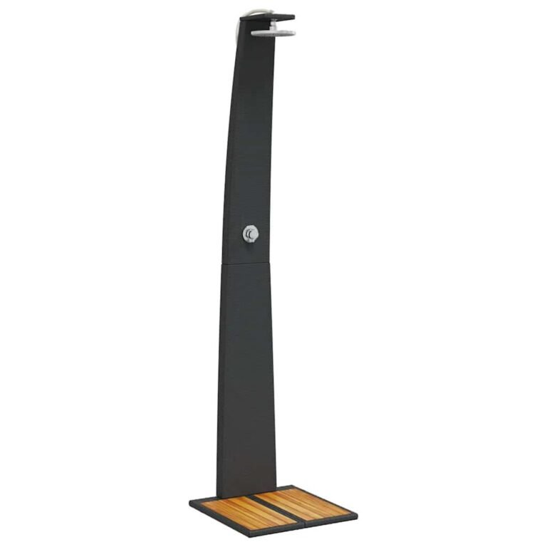 Durys – 55×60×224 cm, juoda spalva