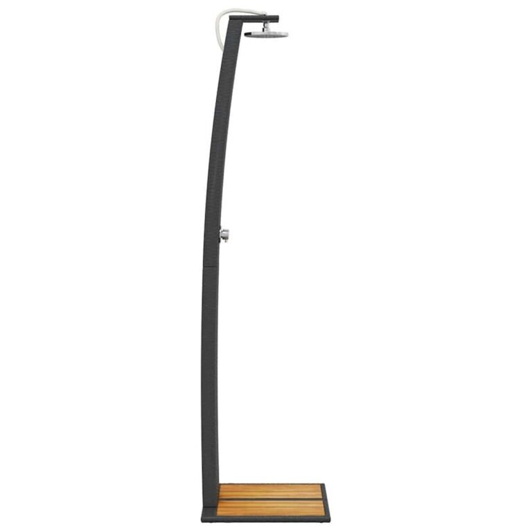 Durys – 55×60×224 cm, juoda spalva – produkto nuotrauka 6