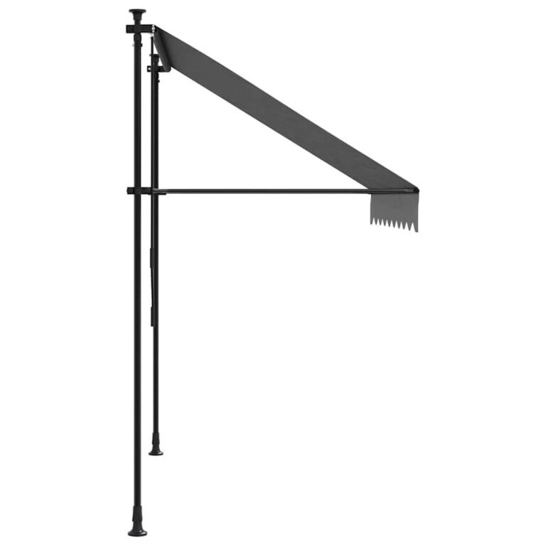 Ištraukiama markizė – 200×150 cm, antracito spalva – produkto nuotrauka 5