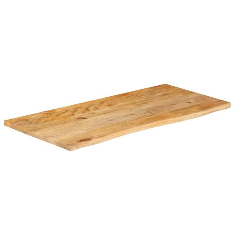 vidaXL Stalviršis, 100x60x2,5cm, mango masyvas, su gyvu kraštu – produkto nuotrauka 2