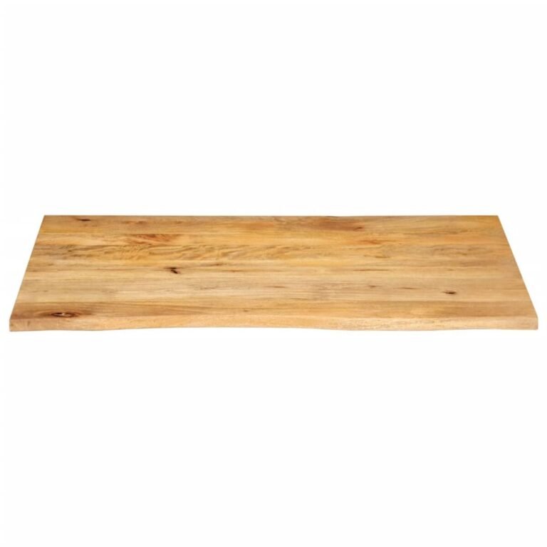 vidaXL Stalviršis, 100x60x2,5cm, mango masyvas, su gyvu kraštu – produkto nuotrauka 3