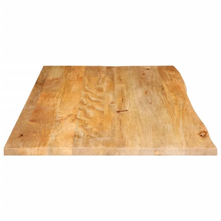 vidaXL Stalviršis, 100x60x2,5cm, mango masyvas, su gyvu kraštu – produkto nuotrauka 4