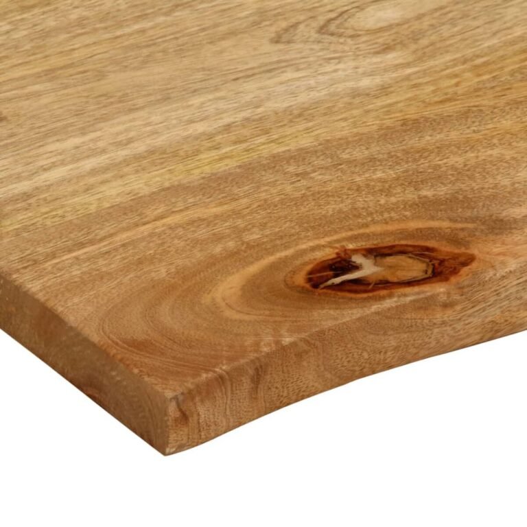 vidaXL Stalviršis, 100x60x2,5cm, mango masyvas, su gyvu kraštu – produkto nuotrauka 6