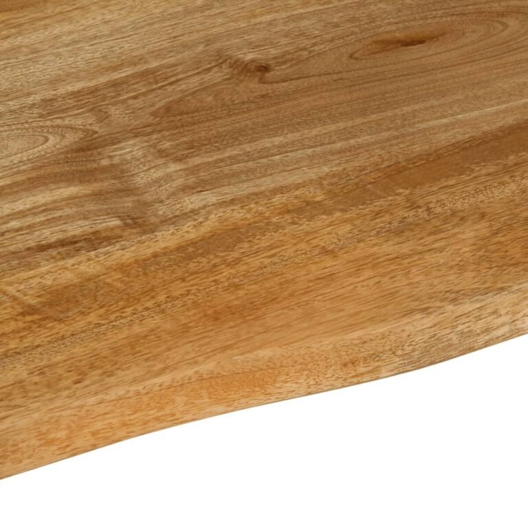 vidaXL Stalviršis, 100x60x2,5cm, mango masyvas, su gyvu kraštu – produkto nuotrauka 7