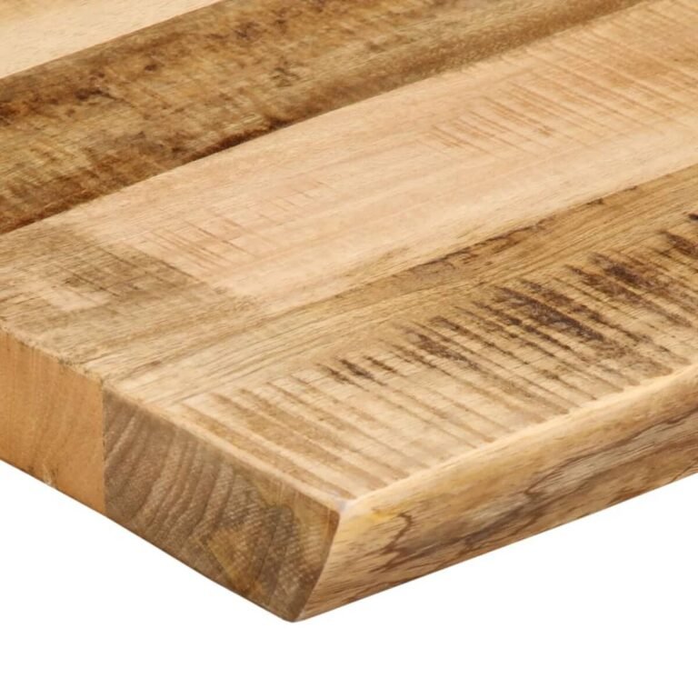vidaXL Stalviršis, 140x40x2,5cm, mango masyvas, su gyvu kraštu – produkto nuotrauka 6