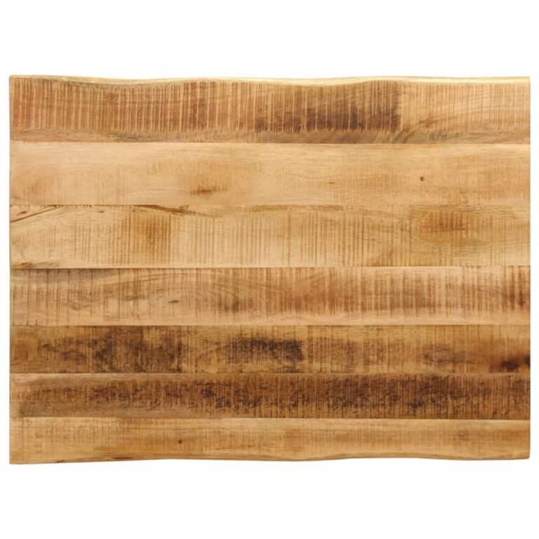 vidaXL Stalviršis, 90x60x3,8cm, mango medienos masyvas, su gyvu kraštu