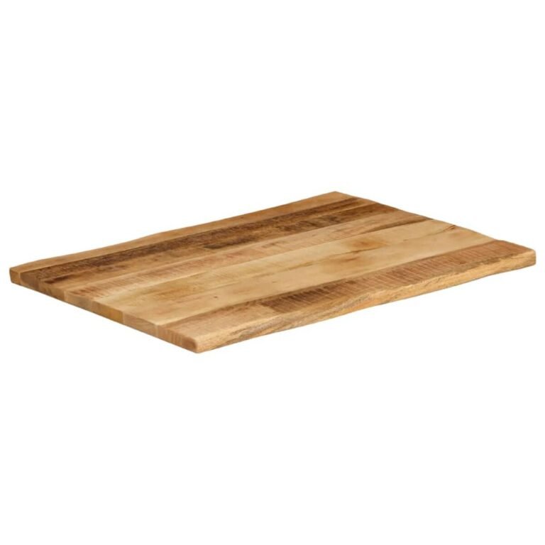 vidaXL Stalviršis, 90x60x3,8cm, mango medienos masyvas, su gyvu kraštu – produkto nuotrauka 2