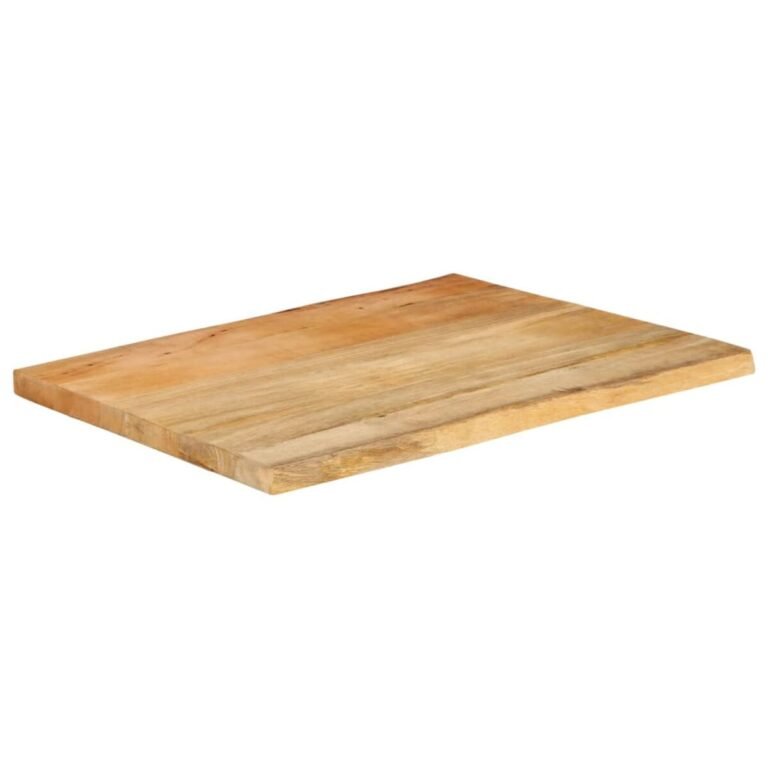 vidaXL Stalviršis, 90x60x2,5cm, mango medienos masyvas, su gyvu kraštu – produkto nuotrauka 2