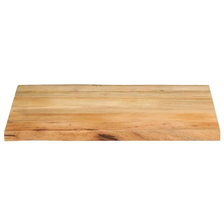 vidaXL Stalviršis, 90x60x2,5cm, mango medienos masyvas, su gyvu kraštu – produkto nuotrauka 3