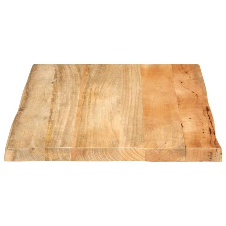 vidaXL Stalviršis, 90x60x2,5cm, mango medienos masyvas, su gyvu kraštu – produkto nuotrauka 4