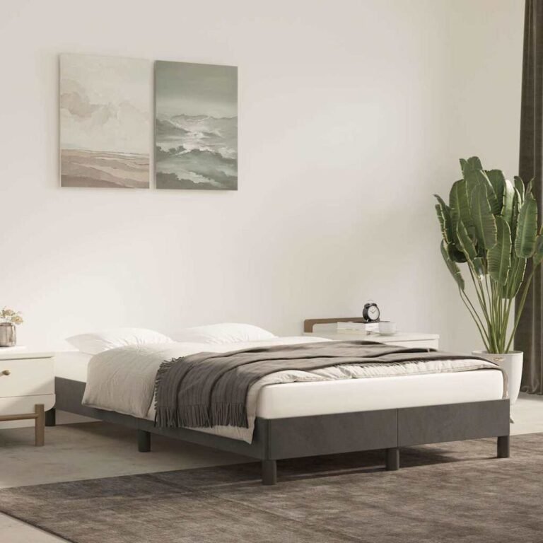 Lovos rėmas – 120×190 cm, tamsiai pilka spalva – produkto nuotrauka 2