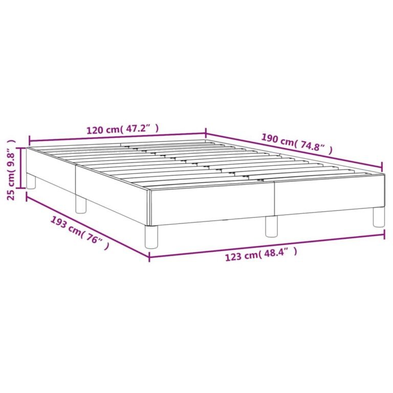 Lovos rėmas – 120×190 cm, tamsiai pilka spalva – produkto nuotrauka 8