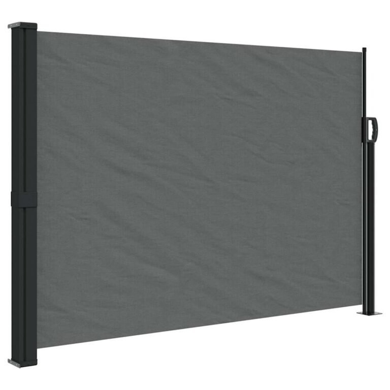 Ištraukiama šoninė markizė – 140×300 cm, antracito spalva Ištraukiama šoninė markizė – 140×300 cm, antracito spalva
