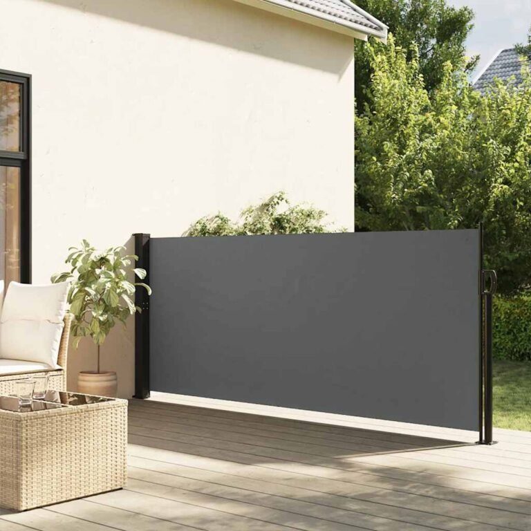 Ištraukiama šoninė markizė – 140×300 cm, antracito spalva – nuotrauka 2 Ištraukiama šoninė markizė – 140×300 cm, antracito spalva – produkto nuotrauka 2