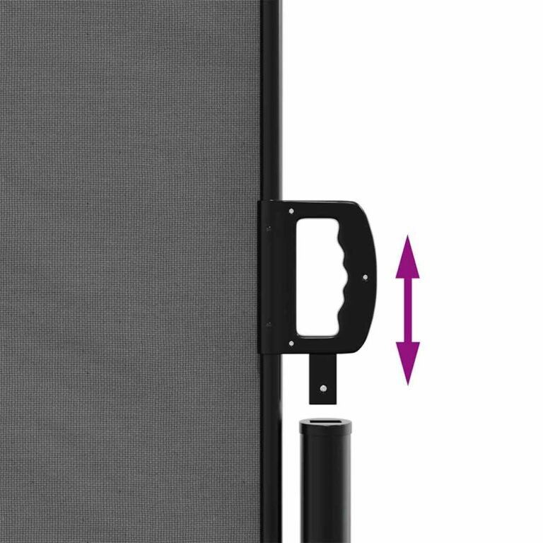 Ištraukiama šoninė markizė – 160×300 cm, antracito spalva – nuotrauka 7 Ištraukiama šoninė markizė – 160×300 cm, antracito spalva – produkto nuotrauka 7